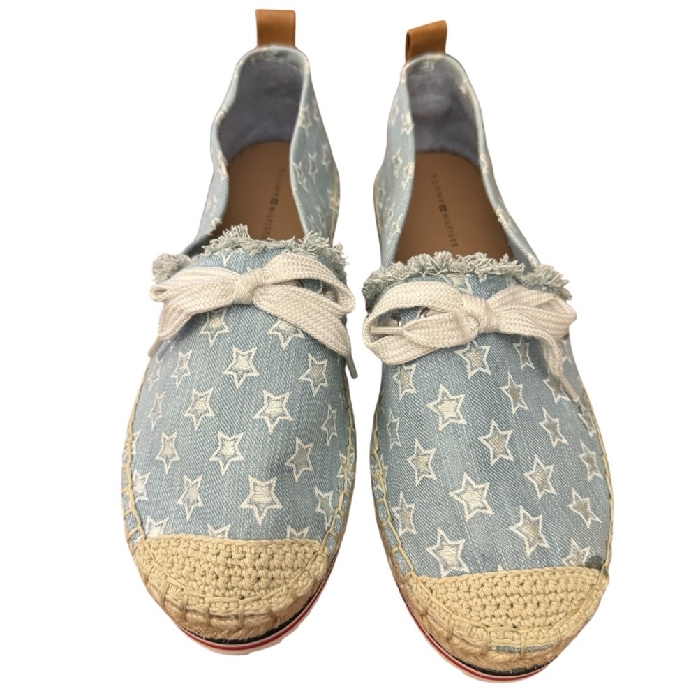 Tommy Hilfiger Denim Star Espadrille Slip On Shoes Womens 9.5 Casual Summer
